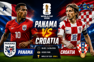 Thông tin trận đấu Panama vs Croatia
