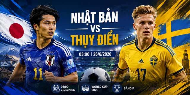 Dự đoán tỷ số Nhật Bản vs Thụy Điển (03h00 ngày 26/6): Samurai Xanh bản lĩnh vượt khó 1 Tổng quan trước trận Nhật Bản vs Thụy Điển