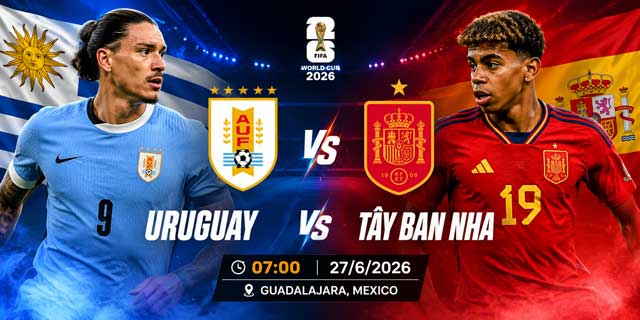 Nhận định Uruguay vs Tây Ban Nha (07h00 ngày 27/6): La Roja khẳng định sức mạnh 1 Thông tin trận đấu Uruguay vs Tây Ban Nha